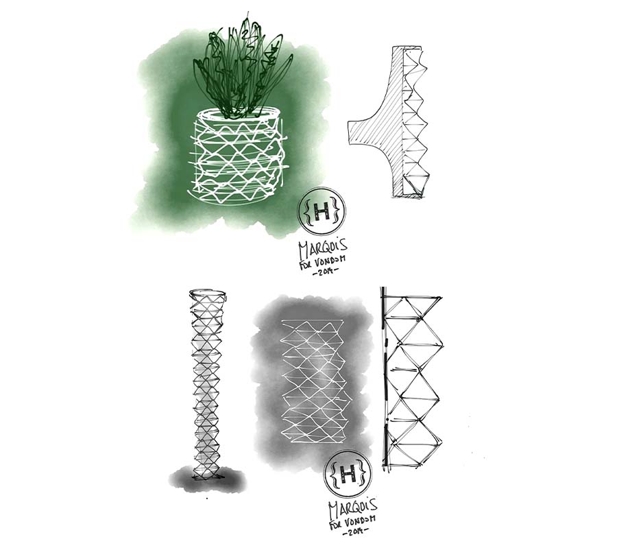 Marquis planters design Vondom