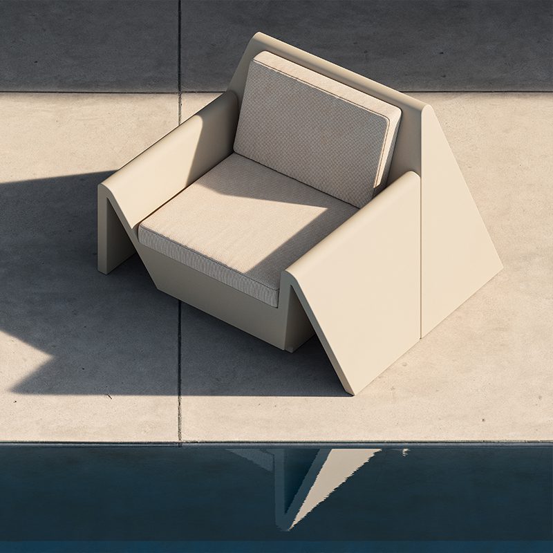 Vondom Rest outdoor lounge chairs by A-Cero