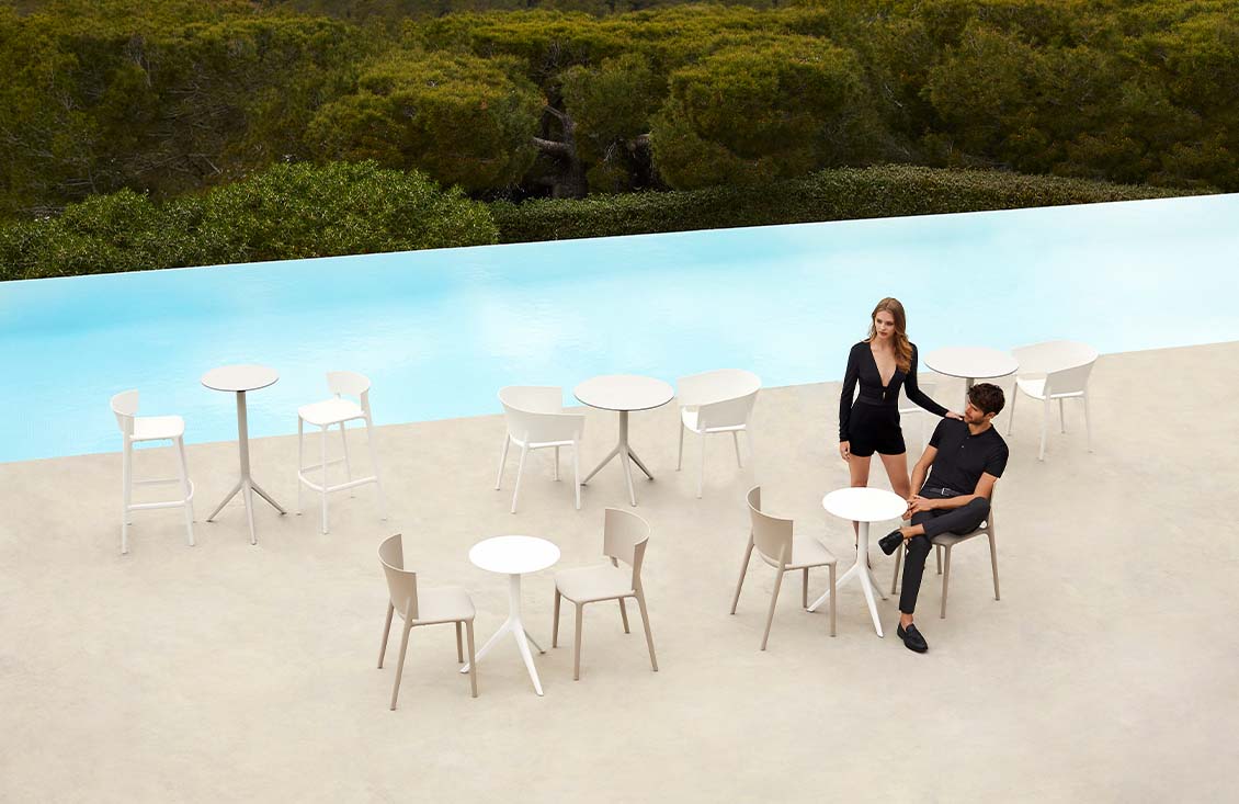 Africa furniture collection chairs and tables by Eugeni Quitllat Vondom