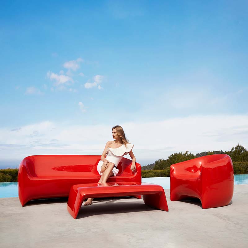 Muebles in&out de diseño Blow sofá, sillón y mesa de Stefano Giovannoni Vondom