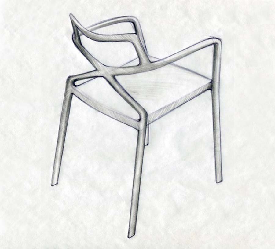 Delta chair design by Jorge Pensi Vondom
