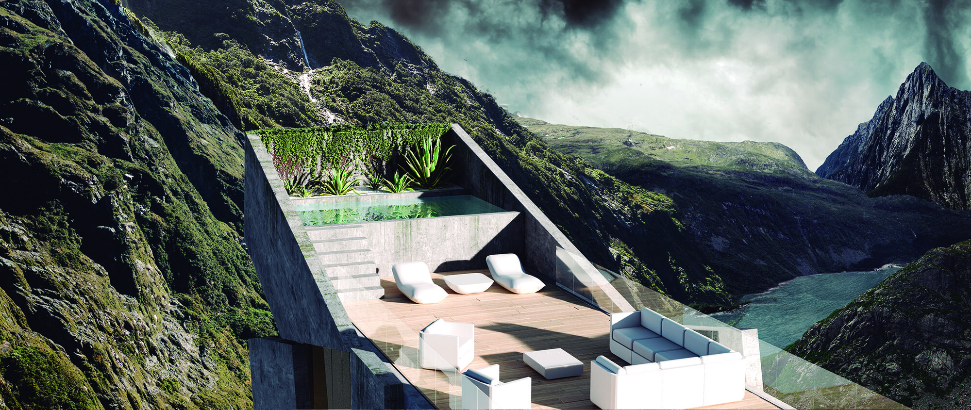 Luxury outdoor furniture Ulm and Vela Collections by Vondom