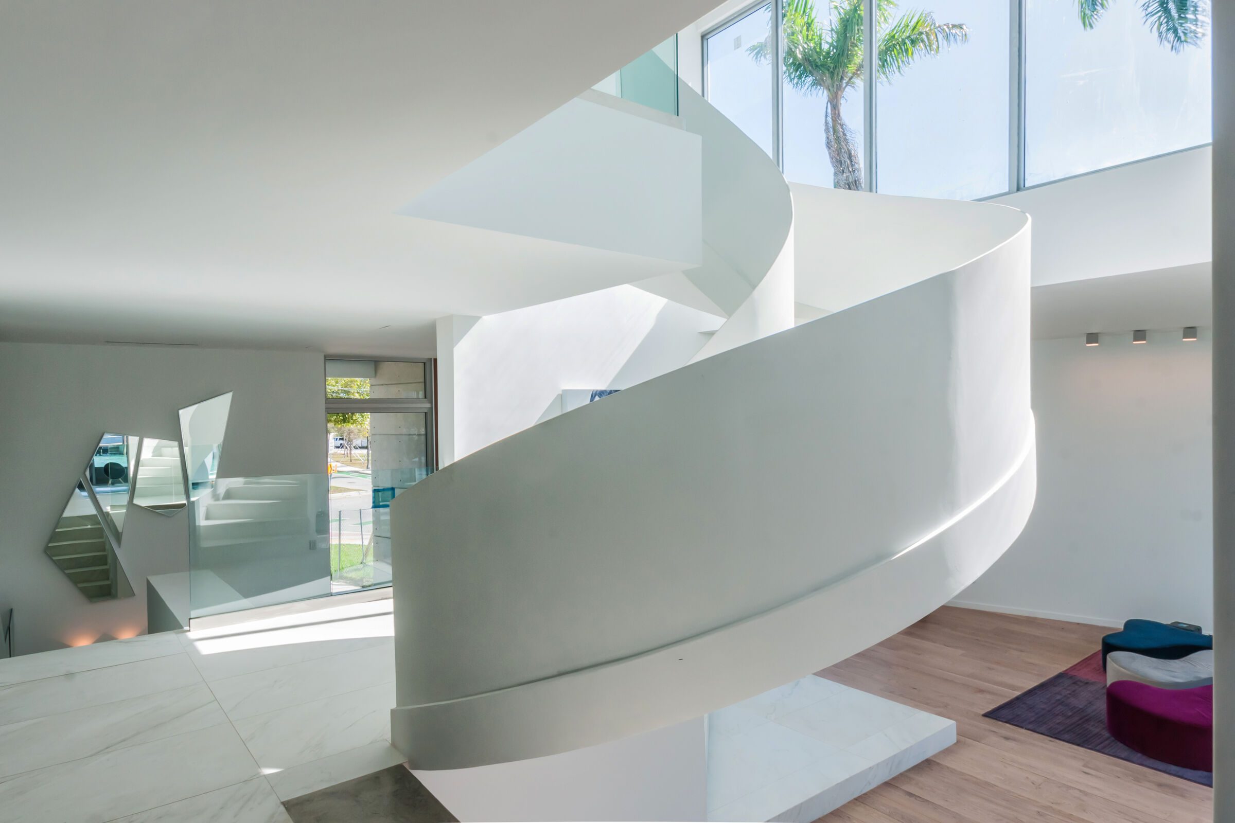 Terrace furniture for a private house in Miami by Vondom