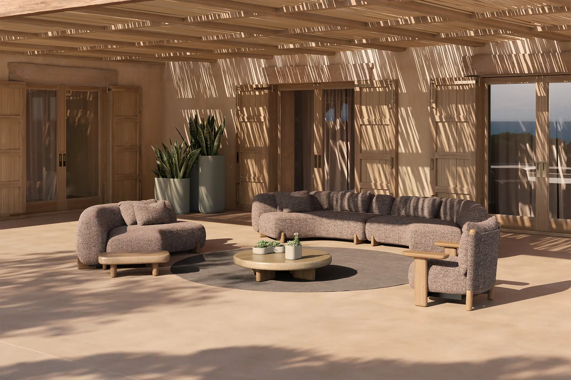 Vondom Milos outdoor furniture by Jean-Marie Massaud
